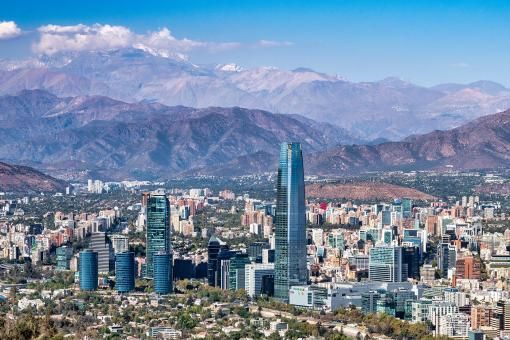 Santiago Skyline: A Panoramic View of Chile's Capital.